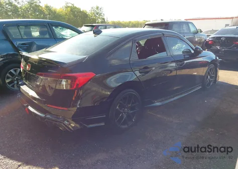 2023 Honda Civic Sport из США, поврежденный, VIN 2HGFE2F56PH556055